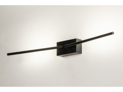Nástěnné minimalistické LED svítidlo Grado Black Dualle