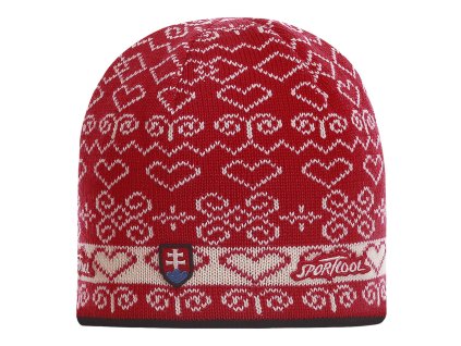 SPORTCOOL UNISEX ČIAPKA 203/04 - ČERVENÁ