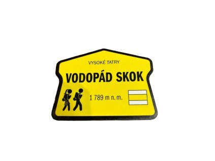 Magnetka drevená Vodopád Skok