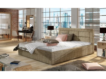 Rosano 140x200 + Kovový rám/plynový výtah/kontejner Berlin 03 (Varianta Rosano 140x200 + Kovový rám/plynový výtah/kontejner Berlin 03)