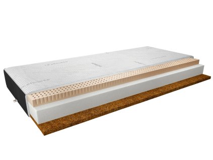 Latexová matrace Mokka 80x200 Kašmír + Samet černá Cashmere, Velvet Czarny (Varianta Latexová matrace Mokka 80x200 Kašmír + Samet černá Cashmere, Velvet Czarny)