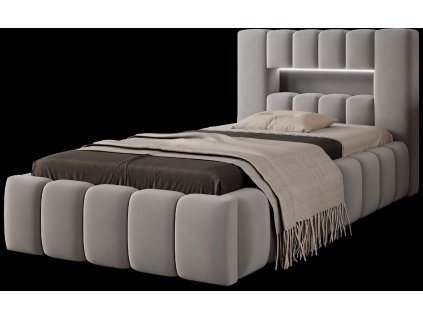 Postel Lamica 90x200 + Dřevěný rám/Standardní zdvih/kontejner Nube 3 (Varianta Postel Lamica 90x200 + Dřevěný rám/Standardní zdvih/kontejner Nube 3)