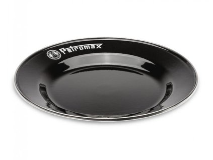 803 enamel plates 2 piece black