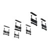 4985 4 hard shell tent mount brackets 6 piece