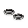 803 1 enamel plates 2 piece black