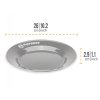 803 2 enamel plates 2 piece black