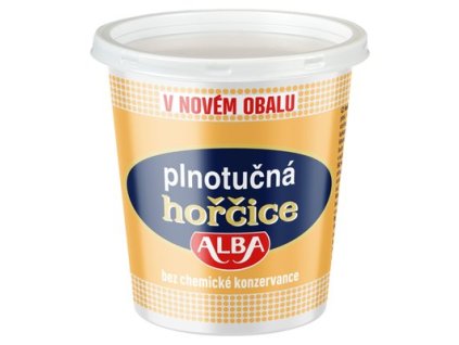 Alba Plus Horčica plnotučná