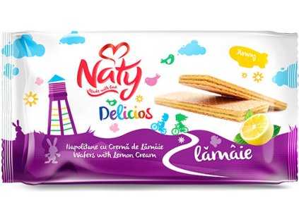 Oblátky Naty S citrónovým Krémom
