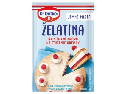 Dr. Oetker Želatína na stuženie krémov