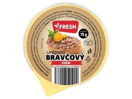 PAŠTÉTA BRAVČOVÝ LAHÔDKOVÝ KRÉM FRESH