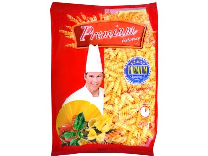 PREMIUM cestoviny bezvaječné vretená 400g