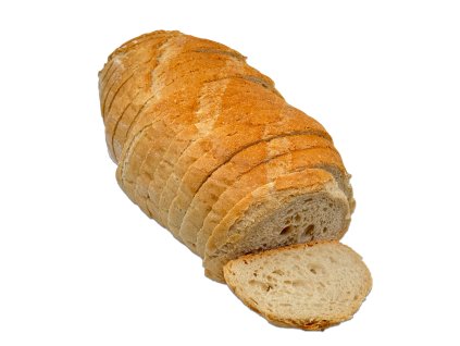 Chlieb poločierný krájaný