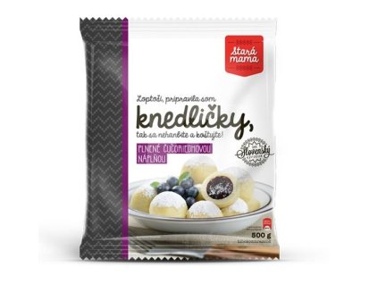 Knedličky plnené čučoriedkovou náplňou