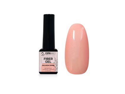 UV/LED gel Fiber - Salmon shine - zpevňující (Velikost 15 g)