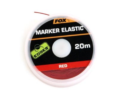 Fox Edges Marker elastic x 20m RED
