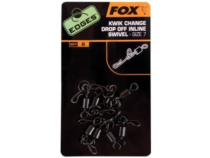 Fox Edges Kwik Change Drop Off Inline swivel size 7