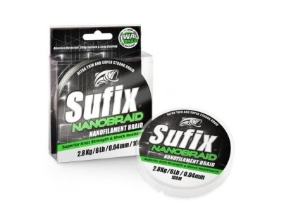 Sufix Nano Braid 0,08mm 100m 3,7kg modrošedá