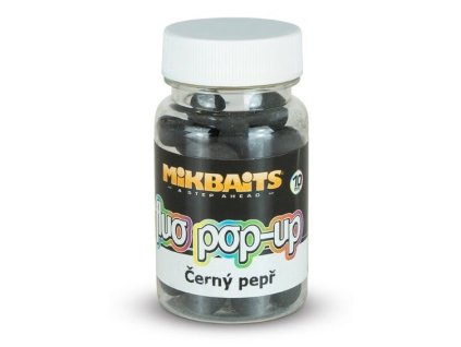Mikbaits Fluo Pop up 60ml Čierny Peper 10mm