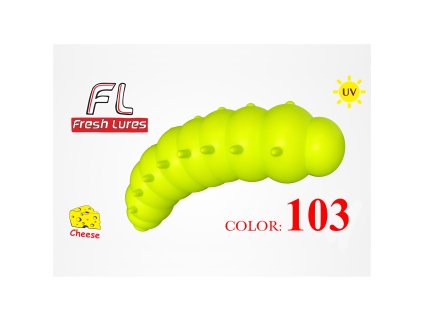 Fresh Lures Mokhnatka 1,8" 4,6cm 2,93gr #103 Chartrause
