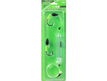 MadCat Adjusta Profi River Rig Worm & Squid vel. S 6/0 + 6/0