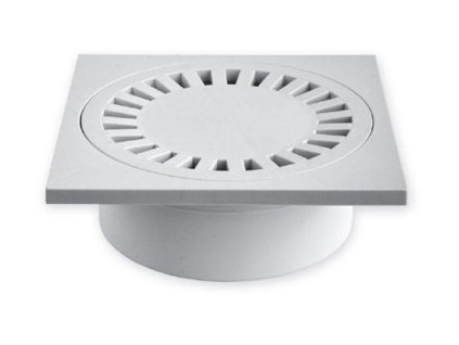 Vpusť podlah. - spodná 150x150/50MCH (VODA-doplnky PLAST)