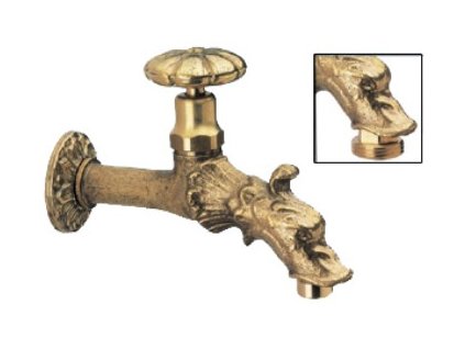 Ventil záhradný NOSTALGIK- LEV-koliesko