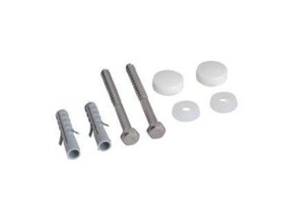 Súprava WC plast-biela uchytenie M  6x80 /WRH-80/ 