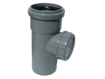 HTRE čistiaci kus T-kus (PPR,HT,KG,PE DN50)