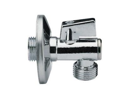 Guľový ventil rohový 1/2"x3/8" Kovová Páčka