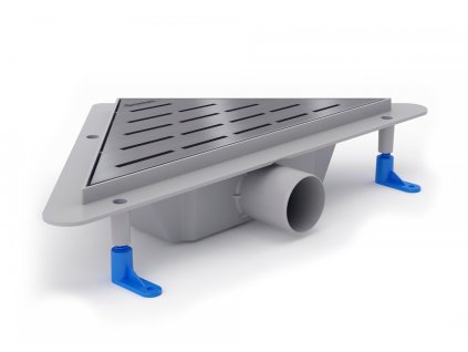 Žľab HU -MEDIUM ROHOVY 26x26x6,5cm + ROŠT (žlaby rozmery MAT)