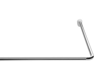 Tyč závesná "L" tvar 90x90cm (rozmery Biela)