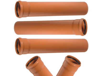 KGEM rúra s hrdlom 125 (PPR,HT,KG,PE 500mm)