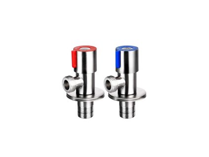 Guľový ventil  rohový SET (VODA-doplnky 1/2"x3/8")
