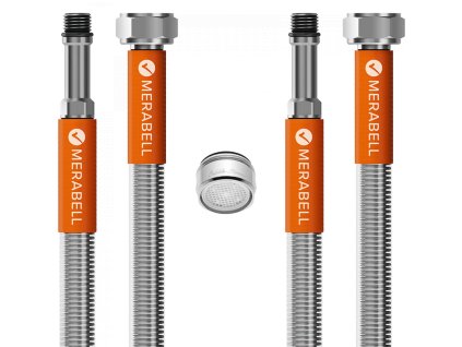 Batériové hadičky SET s perlátorom (Rozmery 50cm)