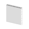 Dvierka biele  PLAST (rozmery 15x15cm)