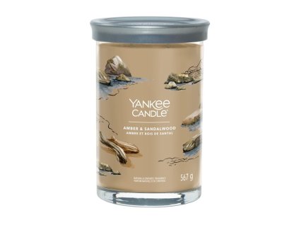 YANKEE CANDLE AMBER & SANDALWOOD SIGNATURE TUMBLER VELKÝ
