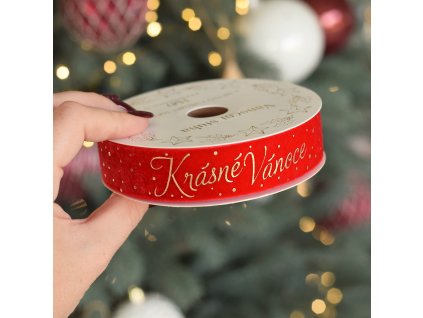 Vánoční stuha - Krásné Vánoce