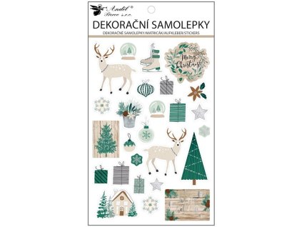 Samolepka POP UP jeleni 14,5 x 25 cm