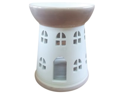 Aromalampa - keramický domeček 15 cm