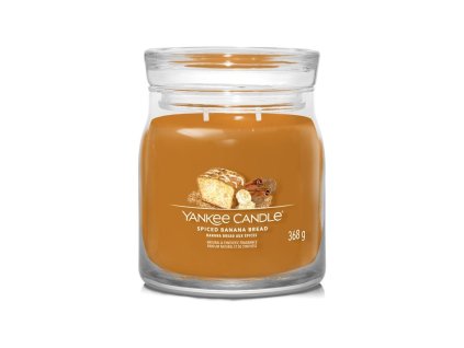 YANKEE CANDLE SPICED BANANA BREAD SIGNATURE STŘEDNÍ