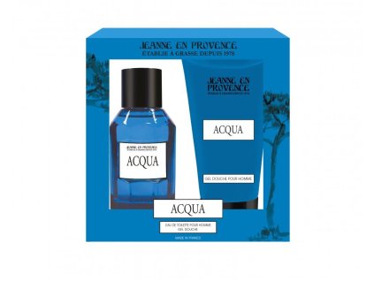 Jeanne en Provence Pánská dárková sada Aqua EDT - Mořský vzduch, Levandule & Borovice, 2ks