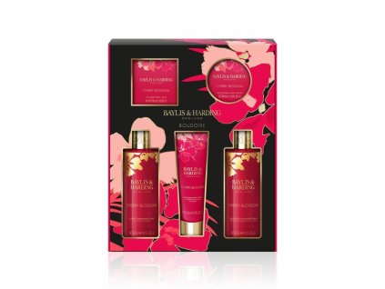 Baylis & Harding Boudoire Sada péče o tělo - Třešňový květ, 5ks