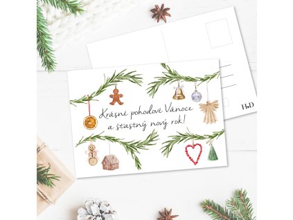 Pohlednice z kolekce Kouzlo Vánoc