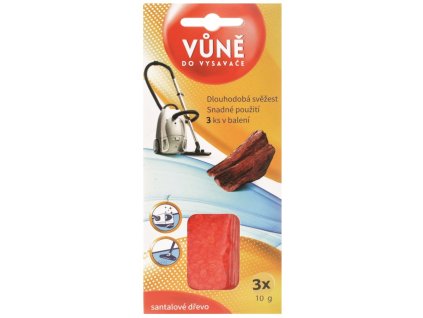Vůně do vysavače SANTALOVÉ DŘEVO 3 x 10 g
