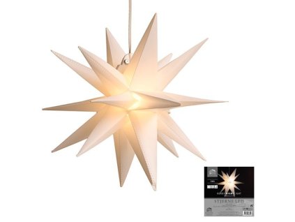 LED hvězda na zavěšení - 25x25 cm