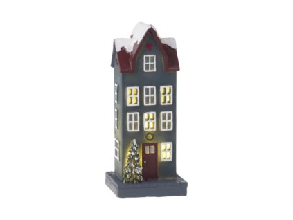 Dekorativní LED domeček - 15x6,3x8 cm