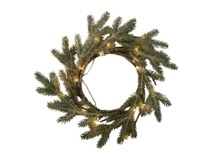 LED věnec s časovačem - 24 cm