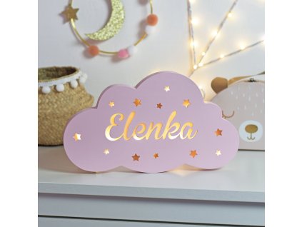 LED mráček se jménem - pro holčičku
