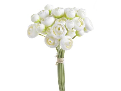 Ranunculus svazek - bílý