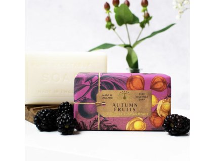 English Soap Company Tuhé mýdlo - Pomeranč, Ananas & Rebarbora, 190g